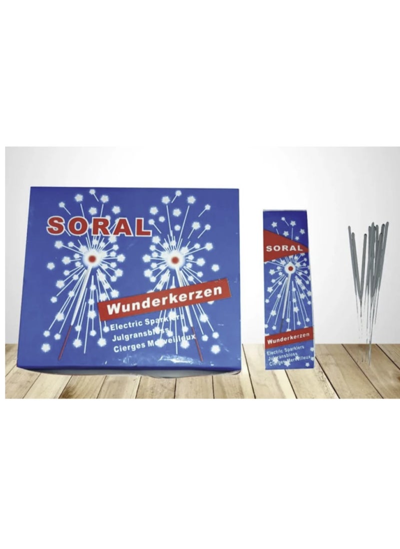 SORAL Sparking Night Star Candles 10 x 100 
