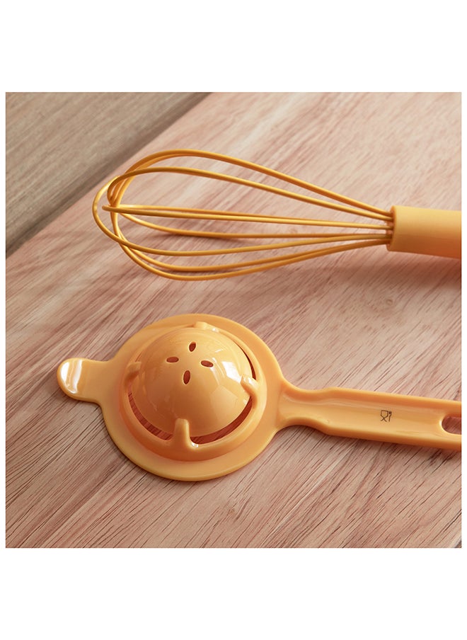 Home Box - Easy Chef Egg Mix 3 in 1 Gadget Egg Separator with Whisk and Ring Mould 19 x 3 x 8 cm - Image 1