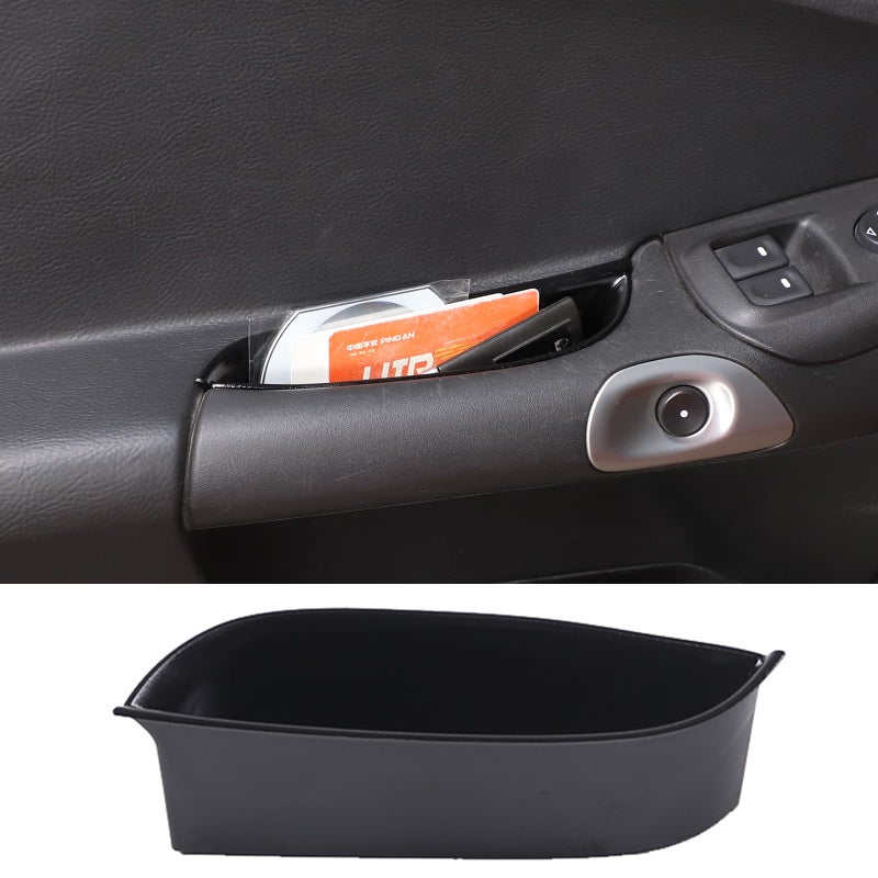 PIUGILH Door Armrest Storage Box Tray Fit for Corvette C6 20052013 Inner Accessories ABS Interior Car Door Side Armrest Storage Box Tray Trim
