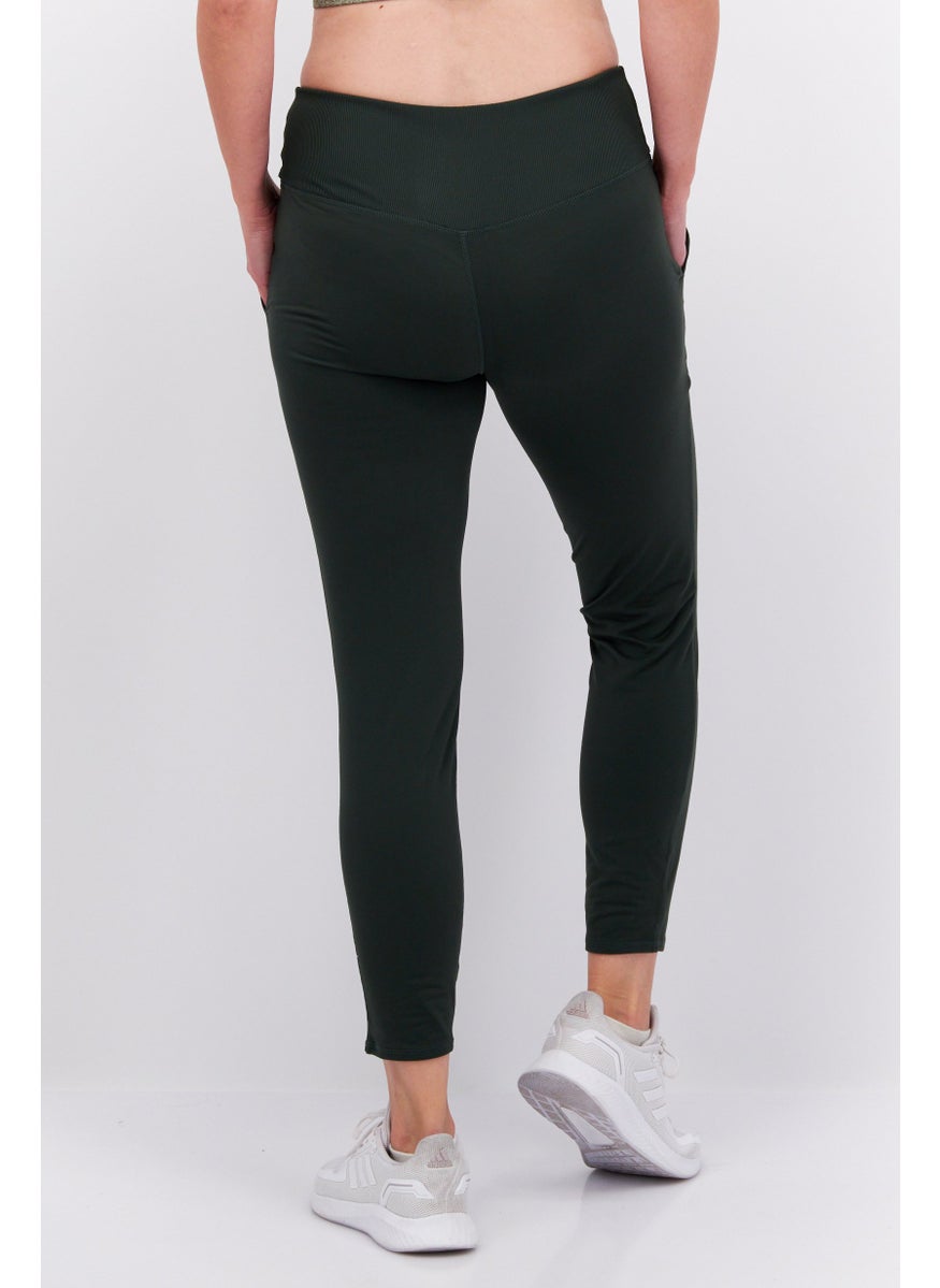 Sage Collective Women Sportswear fit Training Tight, Olive  - Image 4