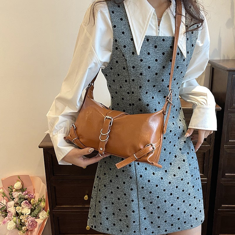 Fashion Texture This Year'S Popular Bag Women'S Shoulder Underarm Bag Early Spring High-Grade Messenger Bag - Image 3