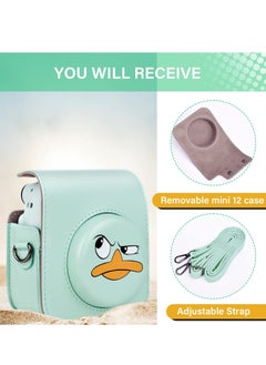 Y&D Case for Fuji Instax Mini 12/Polaroid 12, PU Leather Protective Fujifilm 12 Instant Camera, Removable with Adjustable Shoulder Strap  - Image 2