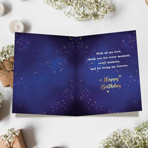 FANCYLUCKY Funny Birthday Card for Husband, Romantic Husband Birthday Card Gifts from Wife, Bday Decoration for Husband - Image 2
