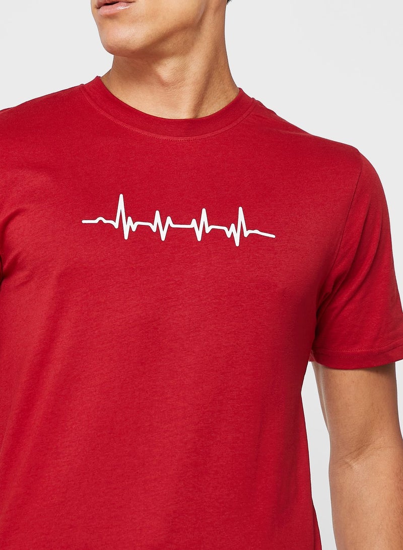 Seventy Five Flat Line T-Shirt - Image 3