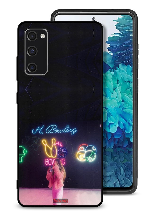 Tolwak Samsung Galaxy S20 FE Protective Case Cover Bowling Lover - Image 1