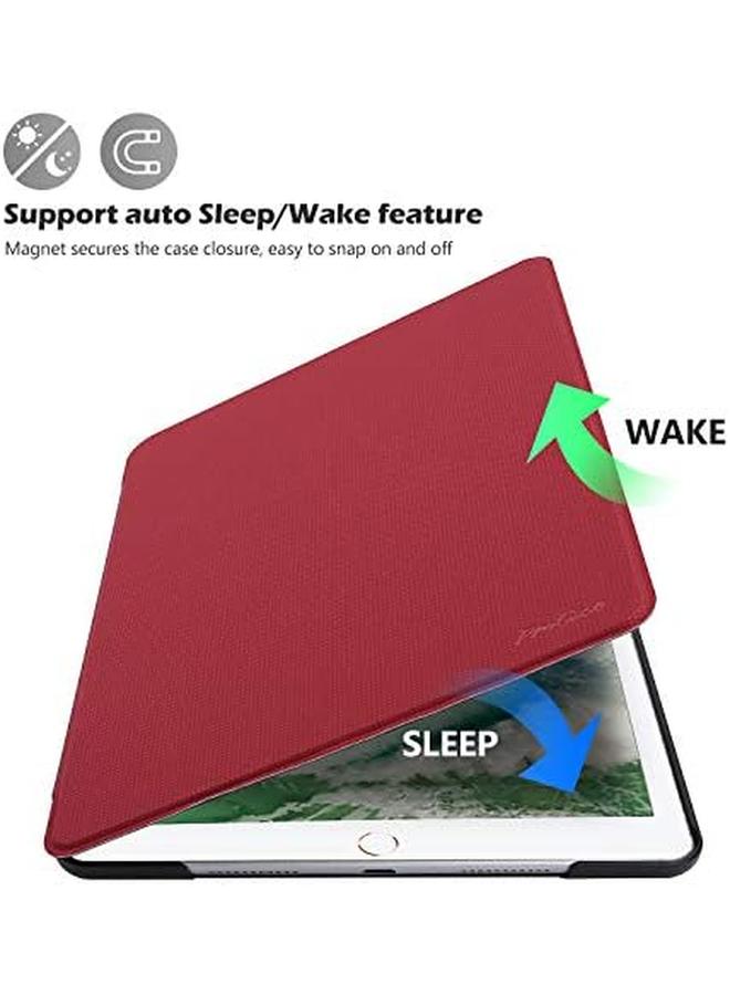 Procases iPad Air 3 10.5" 2019 iPad Pro 10.5 2017 Case Slim Stand Protective Folio Case Smart Cover For iPad Air 10.5" (3Rd Gen) 2019 iPad Pro 10.5" 2017 Red - Image 2