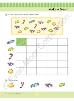 Math Skills, Kindergarten Workbook: At-Home Tutor, Counting, Shapes, Graphs, Money, Addition, Subtraction