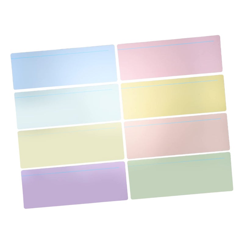 8Pcs Colorful PVC Reading Strips Bookmarks Visual Aid for Students Boys and Girls - Image 2