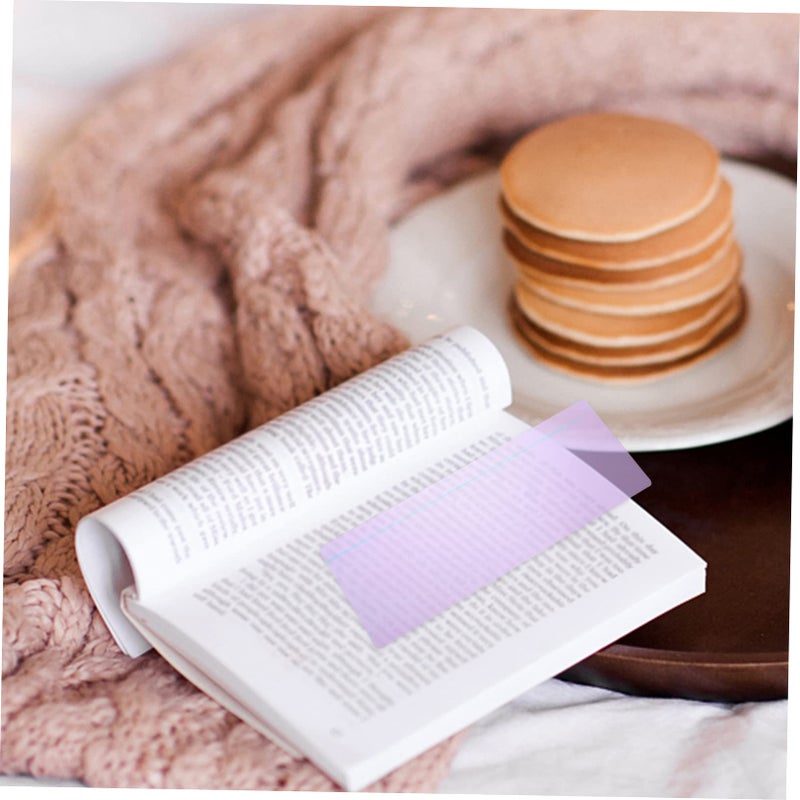 8Pcs Colorful PVC Reading Strips Bookmarks Visual Aid for Students Boys and Girls - Image 5