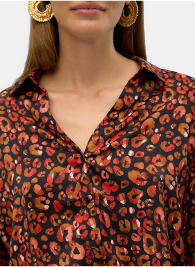VERO MODA Vmrubia L/S Shirt Wvn Btq Ga  - Image 4