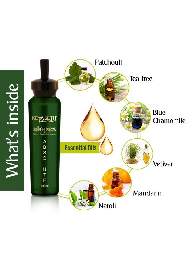 Keya Seth Aromatherapy Alopex Absolute Water Based Solution Enriched With Tea Tree Essential Oil - 100Ml  - Image 5