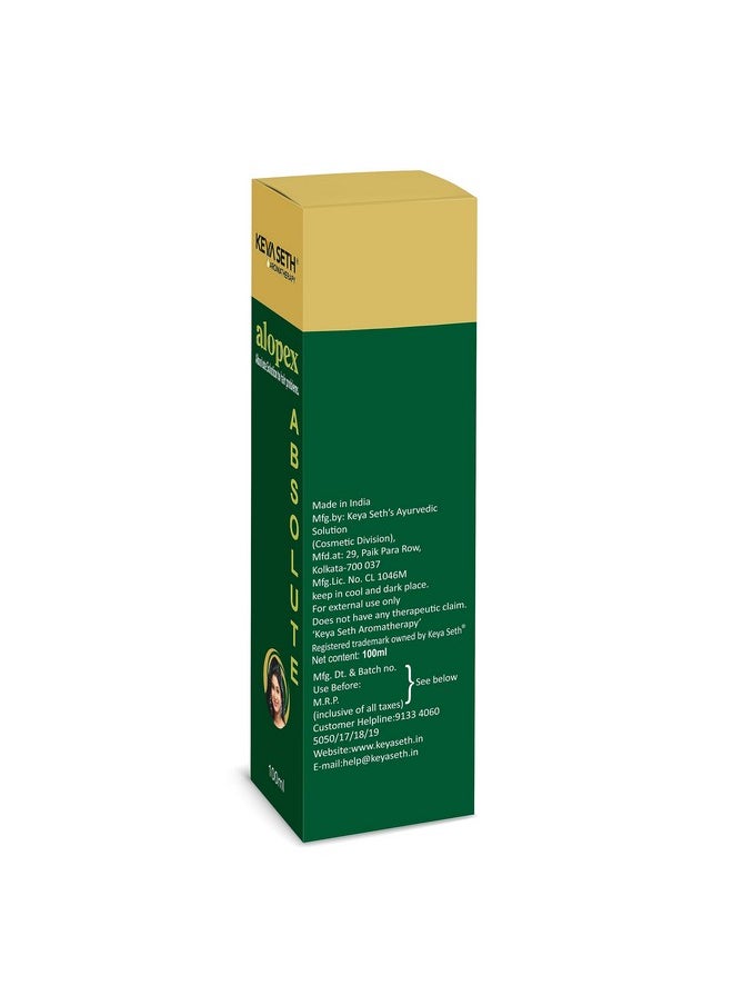 Keya Seth Aromatherapy Alopex Absolute Water Based Solution Enriched With Tea Tree Essential Oil - 100Ml  - Image 3