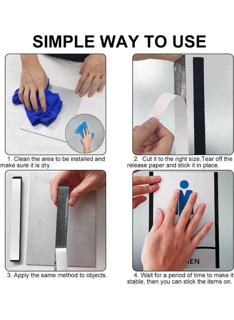 FALMER 2Pack Hook and Loop Adhesive Tape – 2m x 2.5cm – Heavy-Duty Self-Adhesive Velcro Strips with Strong Sticky Back for Long-Lasting Hold – Practical No-Drill Solution for Mounting, Organizing, and Securing Items at Home and Office – Ideal for Curtains, Windows, Decorations, Crafts, Cables, Tools and Both Indoor & Outdoor Use - Image 5