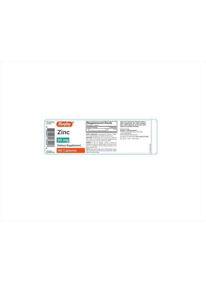 Rugby Zinc 50 mg, 100 Count Capsules - pzsku/ZE59FA16909CDEE0C4077Z/45/_/1715733896/15eba7eb-90f1-4cc4-aa66-afa8054af61c