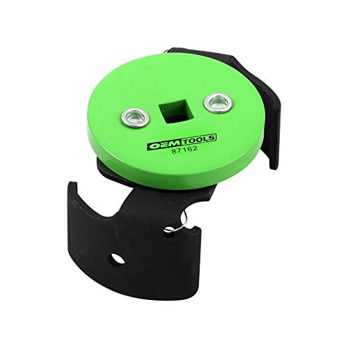 OEMTOOLS 87162 Wide Range Filter Wrench, Oil Filter Wrench Adjustable, Fits Filters Between 3-1/8 and 3-7/8 Inches in Diameter, Black and Green - Image 1