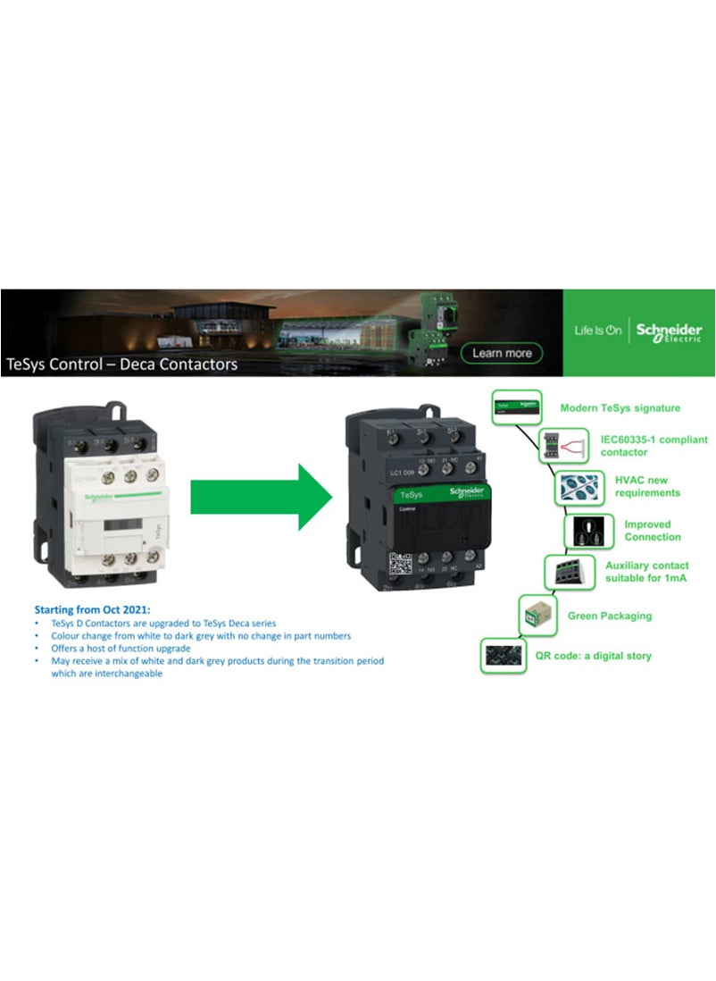 Schneider موصل شنايدر LC1DT40FDC - 110 فولت تيار مستمر  - Image 3