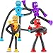 CHESLICR Robot Sensory Travel Roadtrip Toys 4Pcs for Toddlers Kid Boy Year Old Ages 3 4 5 6 7 8 9Airplane Activities Suction Autism Pop Tube Fidget Toys Autistic Stocking Easter Basket Stuffer Valentine Gift - Image 2