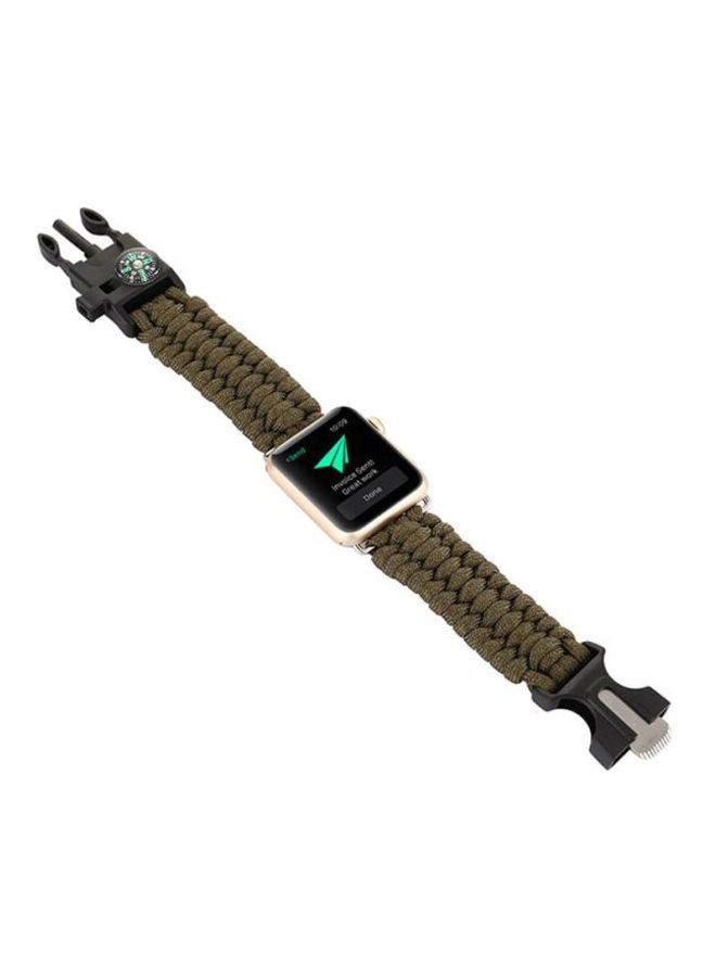 نيبمينينت سوار بديل لساعة أبل سلسلة 1/2 - 38 مم اللون الأخضر العسكري - Image 3