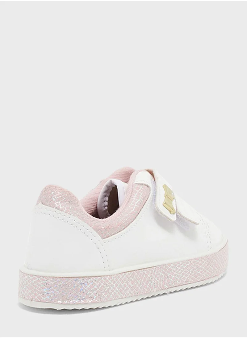 MOLEKINHA Infant Sarah Velcro Sneakers