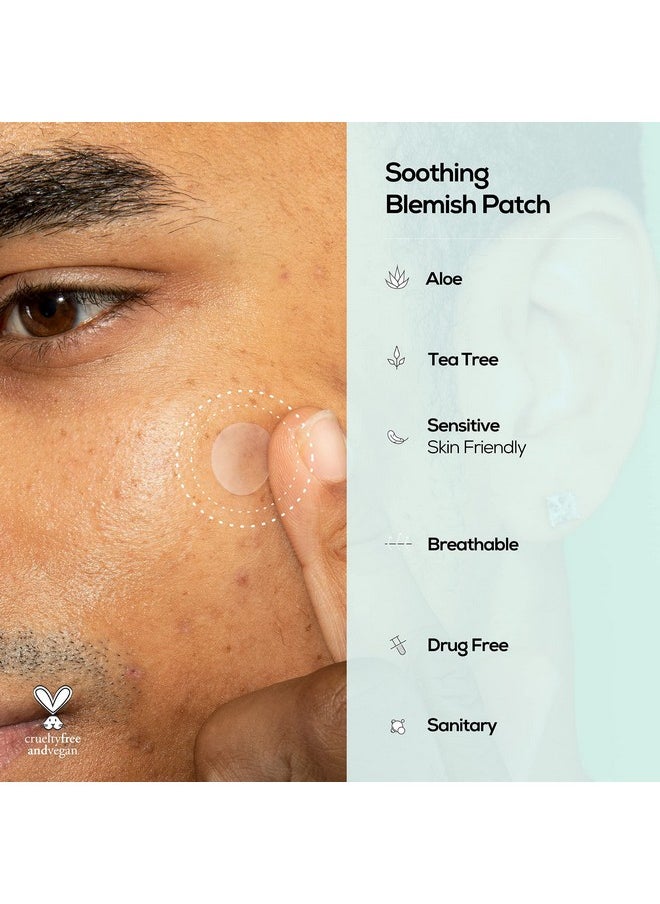 HANHOO - Soothing Blemish Patch Extra Strength Blemish Patch And Tzone Pore Patch Bundle Pimple Patches For Stubborn And Irritated Blemishes And Oily Tzone 88 Total Hydrocolloid Patches - Image 1