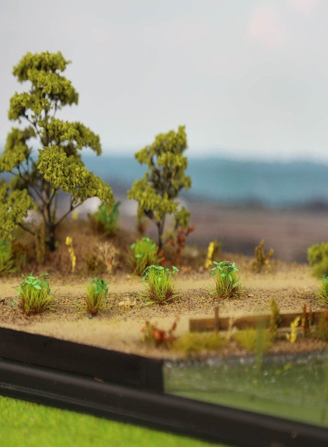 Evemodel Miniature Vegetation Artificial Flower Cluster with Model Bases War Game Lowland Scenery (D) - Image 5