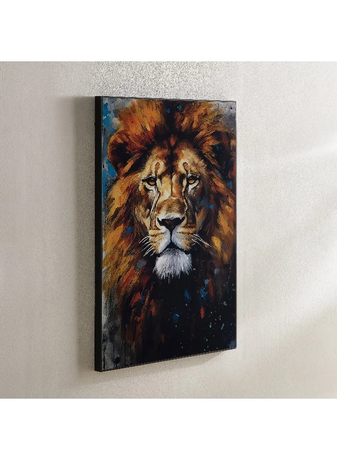 Home Box Fossel Lion Framed Picture - 50x70x2.5 cm