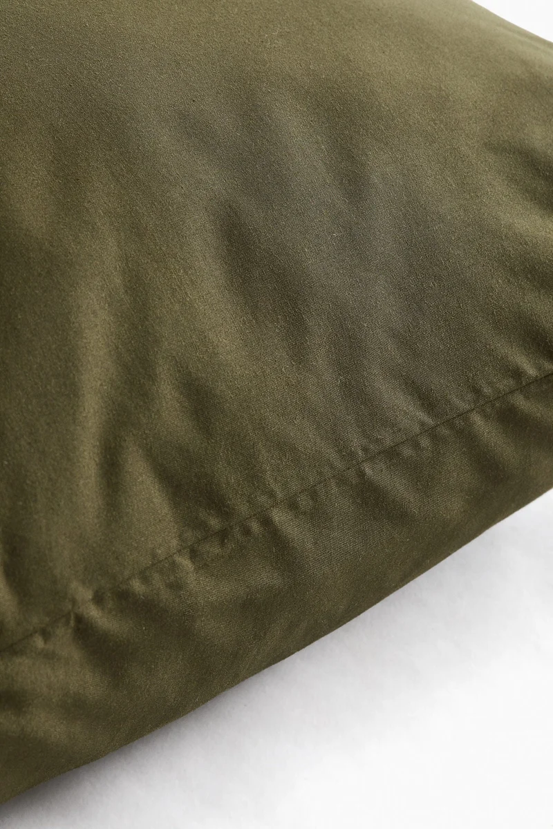 اتش اند ام غطاء وسادة من القطن