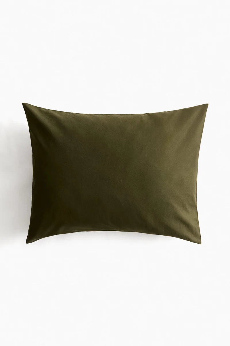 اتش اند ام غطاء وسادة من القطن