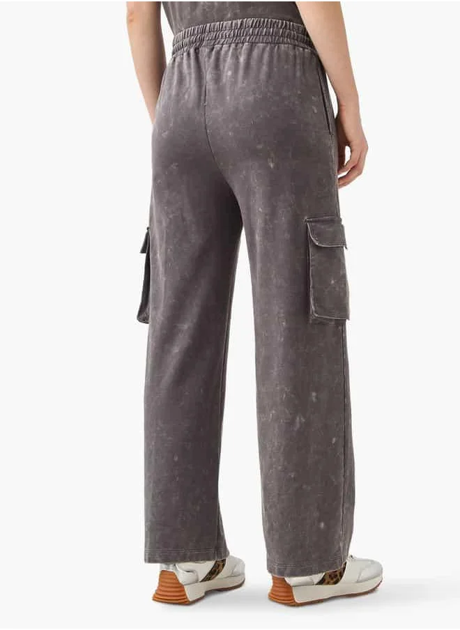 اس بي كاركترز Barbie Print Cargo Joggers with Drawstring Closure