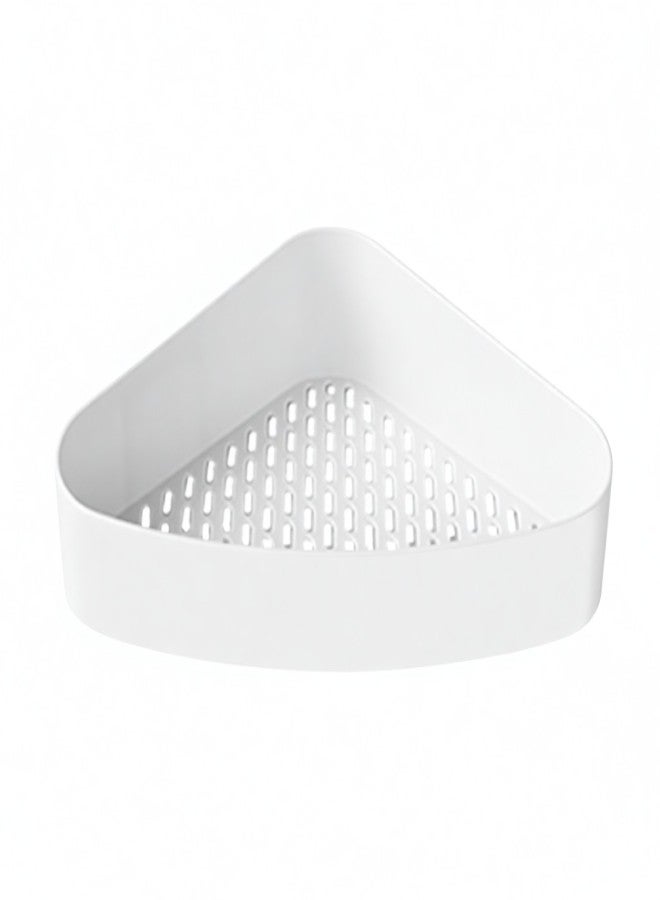 Shower Caddy Basket Shelf Wall Mounted Bathroom Shelf Container Organizer No Drilling Shower Storage Basket Kitchen Storage Rack Shelf for Shampoo Cosmetics Facial Cleanser Soap