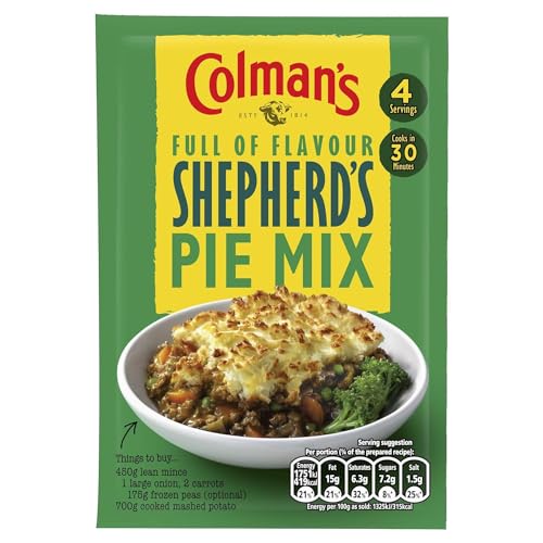Colman's Shepherd's Pie Recipe Mix perfect with creamy mashed potato quick to prepare pie mix 50 g - Image 2