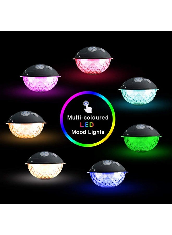 Blufree Pool Speaker With Colorful Lights Floating Bluetooth Speaker Ipx7 Waterproofbuiltin Miccrystal Clear Stereo Sound Speakers Bluetooth Wireless 50Ft Range For Home Shower Pool Outdoor Travel - Image 3