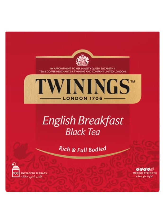 تويننجز شاي الفطور الإنجليزي أسود - 100 كيس 2جرام - Image 1