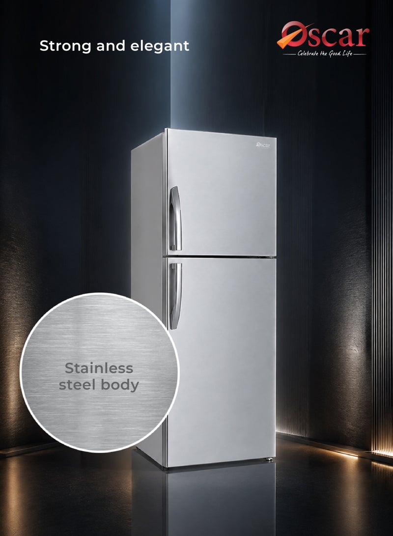 Oscar 290 Liters No Frost Double Door Refrigerator | Frost Free Fridge | Energy Efficient | Multi Air Flow Cooling | Large Capacity | Silver Finish - ORF290NFDDS | 2 Years Warranty - Image 4