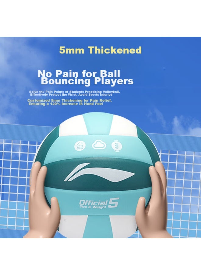 Li-Ning Li-ning Volleyball [middle School Entrance Exam Training] Competition-specific Volleyball For Primary And Secondary School Physical Exams, Adults, Children, Men And Women, Hard And Soft Volleyballs, Size 5 - Image 5