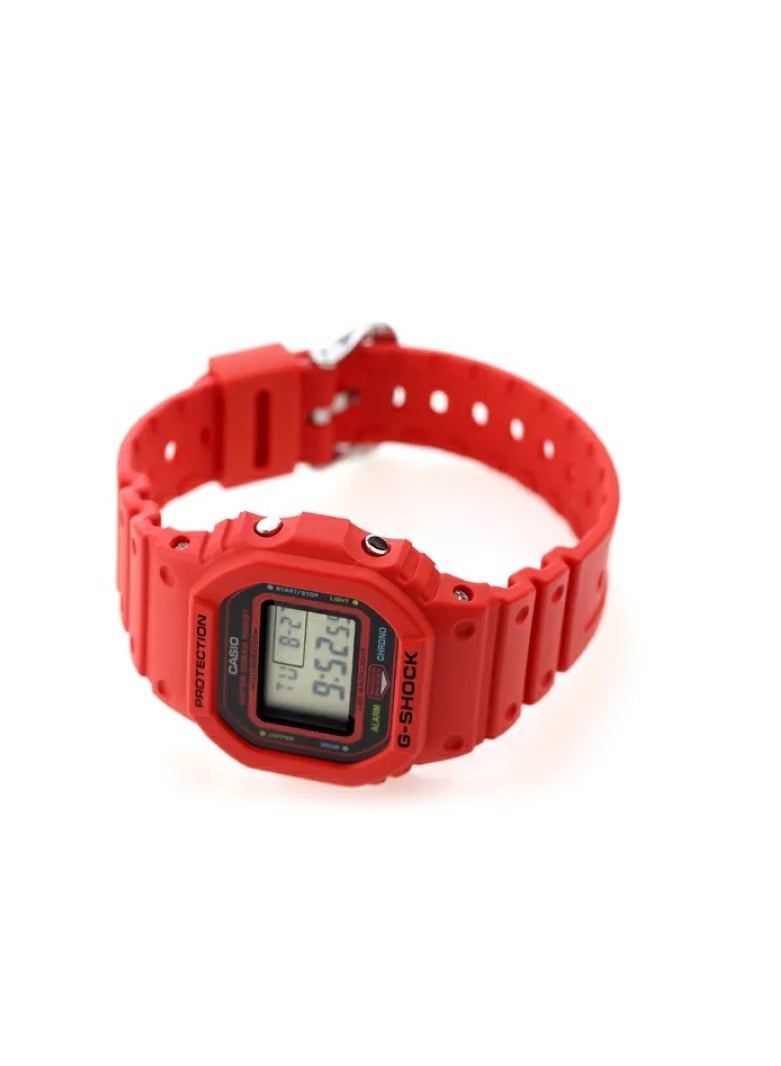 جي شوك ساعة جي شوك للرجال رقمية بألوان زاهية - DW-5600EP-4DR - Image 4