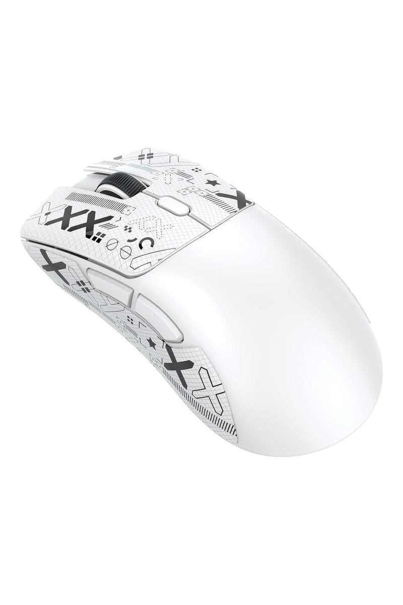 هجوم القرش ATTACK SHARK R1 Wireless/Wired Gaming Mouse (White+Sticker)  - Image 1
