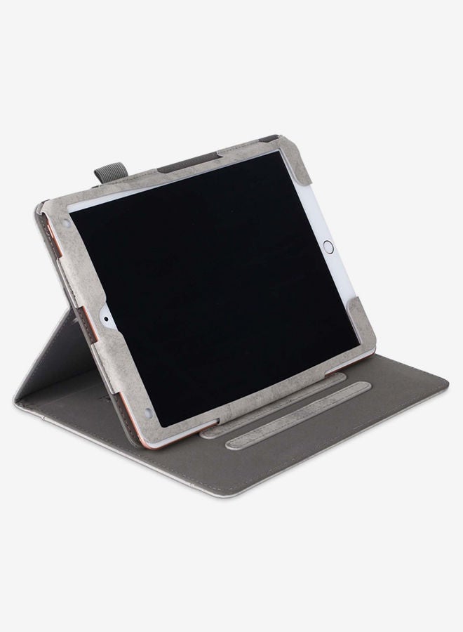 NIBEMINENT Cowhide Texture Horizontal Flip Leather Case Cover With Holder For iPad Air 3 Grey  - Image 4