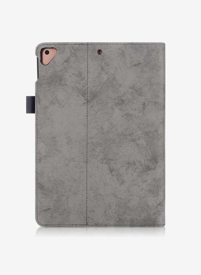 NIBEMINENT Cowhide Texture Horizontal Flip Leather Case Cover With Holder For iPad Air 3 Grey  - Image 2