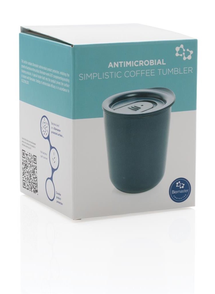 XD Travel Coffee Mug With Lid, 250 Ml Classic Coffee Tumbler From Design Anti-Microbial - Blue - Image 5