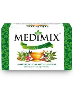 Medimix صابون أيورفيدا الكلاسيكي مع 18 عشبة؛ عبوة من 12؛ كل منها 125 جرام؛ فعال لمشاكل البشرة  - Image 5