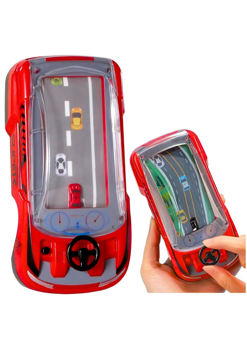 MAGIC VAULT Hand-Held Portable Car Adventure Game Machine for Kids – Manual Puzzle Racing Toy with Steering Wheel, Adjustable Speed Gears, Light & Sound Effects | Educational, Parent-Child Gift  - Image 1