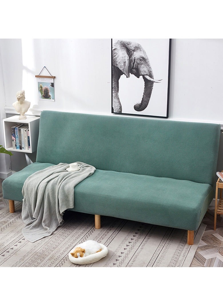 DUNISO 2 seater Sofa bed Cover,Without Armrests sofa cover,High weight fully wrapped elastic sofa cover with Corn silk fabric,Sofa protective cover, anti slip cover, furniture protector,Lying down, resting, for men, women, and children - Image 3