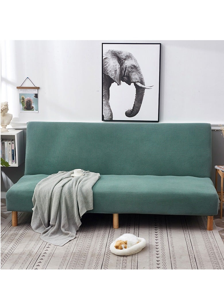 DUNISO 2 seater Sofa bed Cover,Without Armrests sofa cover,High weight fully wrapped elastic sofa cover with Corn silk fabric,Sofa protective cover, anti slip cover, furniture protector,Lying down, resting, for men, women, and children - Image 4