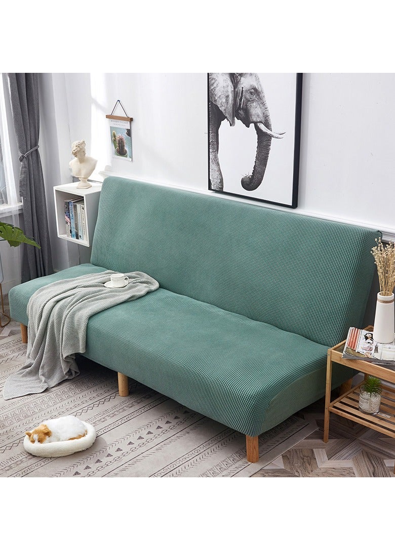 DUNISO 2 seater Sofa bed Cover,Without Armrests sofa cover,High weight fully wrapped elastic sofa cover with Corn silk fabric,Sofa protective cover, anti slip cover, furniture protector,Lying down, resting, for men, women, and children - Image 5