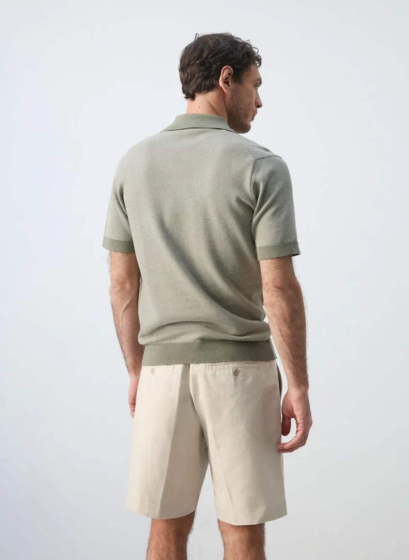 مانجو مان 100% cotton jersey polo shirt