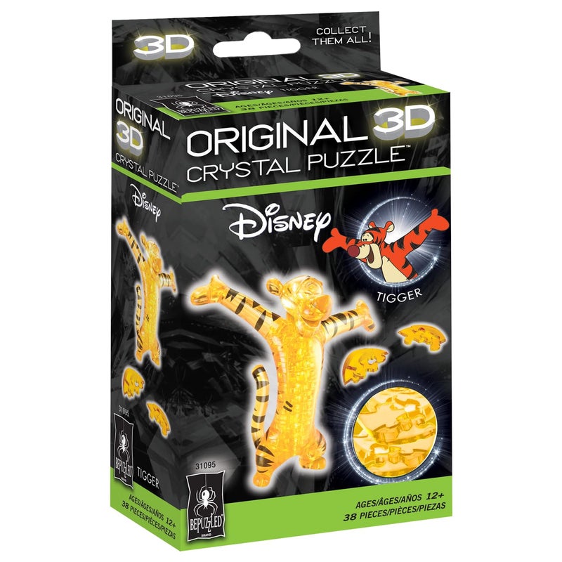 BePuzzled | Disney Tigger Original 3D Crystal Puzzle, Ages 12 and Up - Image 2