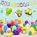 AUUGUU 24 Pack Prefilled Easter Eggs with Animals Squishy Animal Toys for Easter Egg Hunt Easter Basket Stuffers Fillers Easter Party Favors Easter Classroom Prize Supplies - Image 4