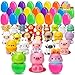 AUUGUU 24 Pack Prefilled Easter Eggs with Animals Squishy Animal Toys for Easter Egg Hunt Easter Basket Stuffers Fillers Easter Party Favors Easter Classroom Prize Supplies - Image 2