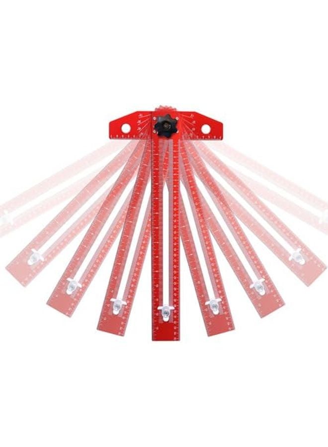 Aluminum Alloy T Square Ruler With Mechanical Pencil Accurate Multi Angle Marking Tool - Image 4